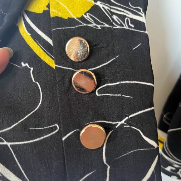 Thalia Sodi Print Polyester Wrap/Cape Sz S - Picture 5 of 5